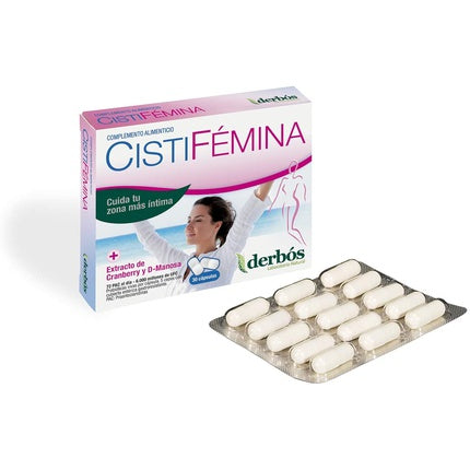 Supliment alimentar, Derbos Cystifemine, 500mg, 30 capsule