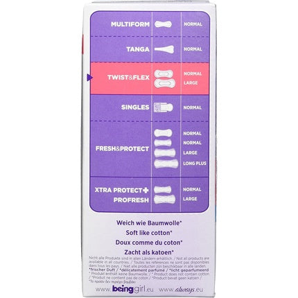 Absorbante Always, Twist & Flex, Fresh, Mov