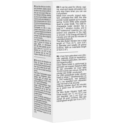 Vibrator Shots Violet Reîncărcabil, 10 Viteze