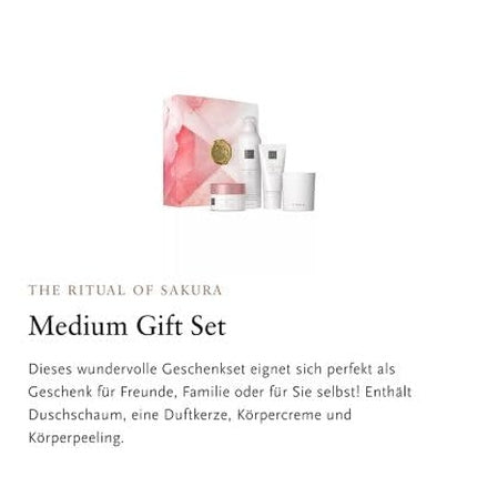 Set Cadou Baie, Rituals, The Ritual of Sakura, lapte de orez și floare de cireș