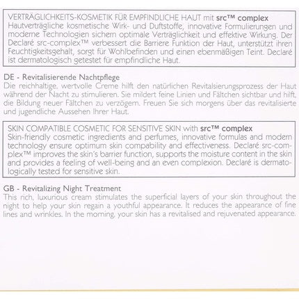 Cremă de noapte, Declare, Age Control, 113g