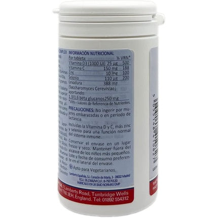 Complex Betaglucan, Lamberts, cu Vitamina D3 și C, 80g