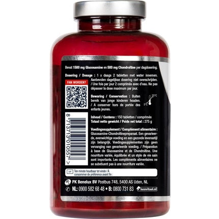 Supliment alimentar, Lucovitaal, Glucosamină Condroitină, 1500/500mg, 150 comprimate