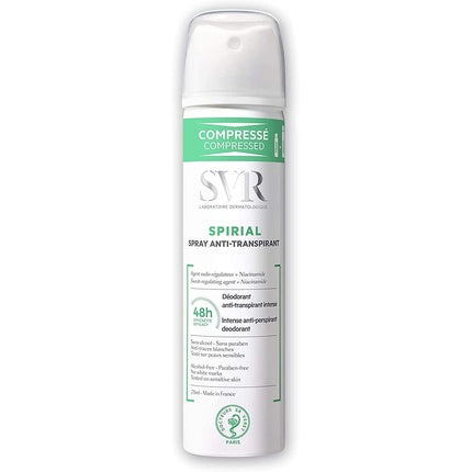 Antiperspirant spray, SVR Spirial, 75 ml, fără alcool