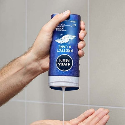 Gel de duș, Nivea, Men Protect & Care, 250 ml