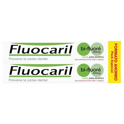 Pastă de dinți Fluocaril 250, mentă, set 2x125ml