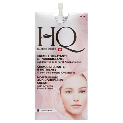 Cremă hidratantă și hrănitoare, Hq, unturi vegetale amazoniene, 10ml