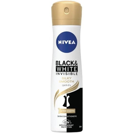 Antiperspirant spray, Nivea, Black & White Invisible Silky Smooth, 150 ml