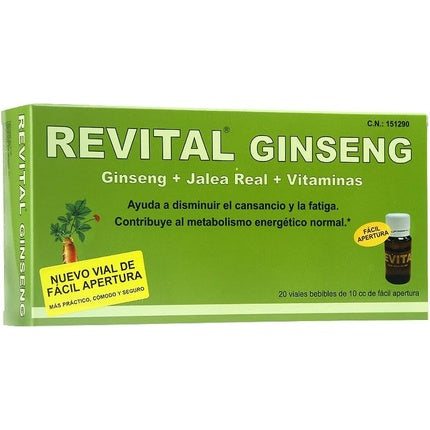 Set îngrijire păr, Revital, Ginseng, 20 fiole