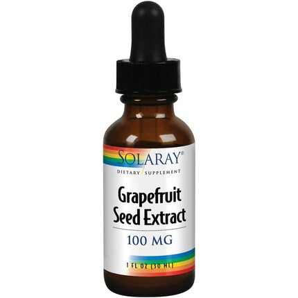 Extract semințe grapefruit, Solaray, 100mg, lichid, maro