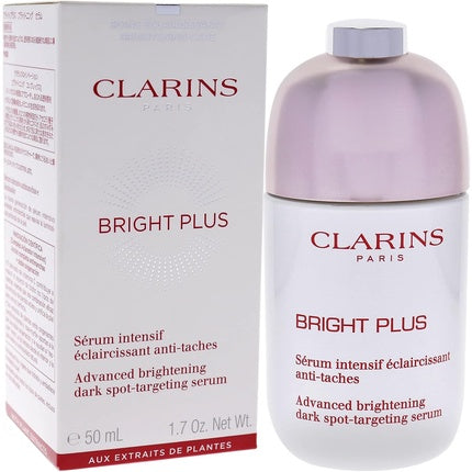 Ser Clarins Bright Plus, 48g, alb-roz