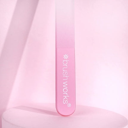 Pila unghii, Brushworks, sticlă cristal, roz