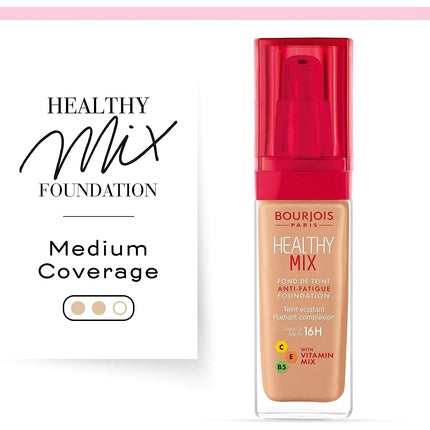 Fond de ten, Bourjois, Healthy Mix, miere 30ml