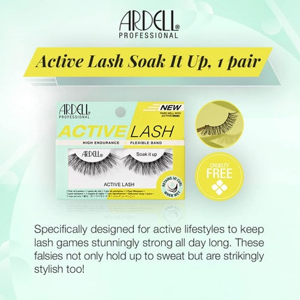 Gene False Ardell Active Lash Soak It Up, Negru