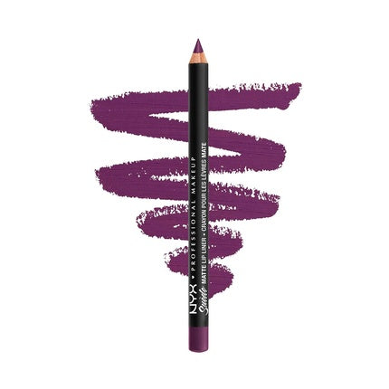 Creion contur buze, NYX, Suede Matte, mov vin