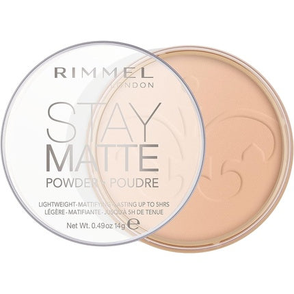 Pudra Compacta Rimmel Stay Matte, Silky Beige, 14g