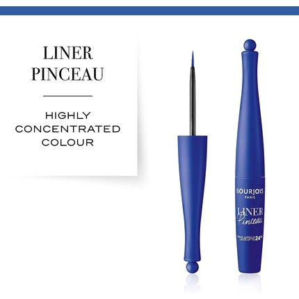 Eyeliner lichid Bourjois Pinceau Waterproof, 04 Albastru Pop Art