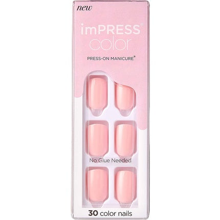 Kit unghii false, Kiss imPRESS Color, Pick Me Pink