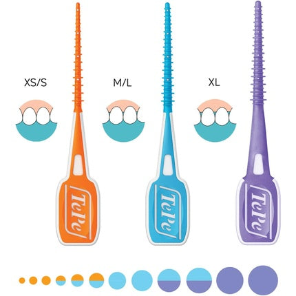 Scobitori dentare Tepe Easypick, marimea XL, mov