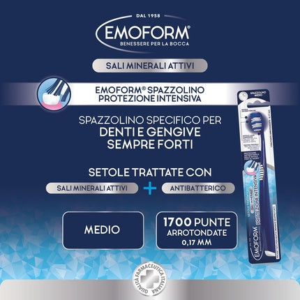 Periuță de dinți Emoform, Protecție Intensivă, Albastru