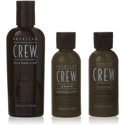 Kit îngrijire păr, American Crew, Classic, negru