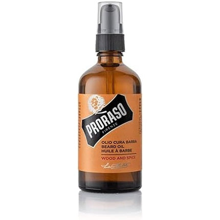 Ulei de barbă, Proraso, Wood and Spice, 100ml