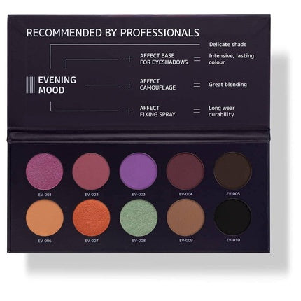 Paletă fard de pleoape, Affect, Evening Mood, 65g