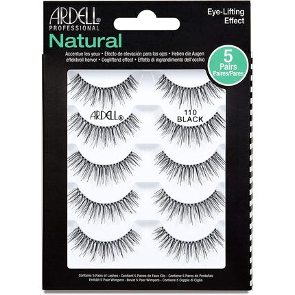 Gene False Ardell 110, negru, 5 perechi