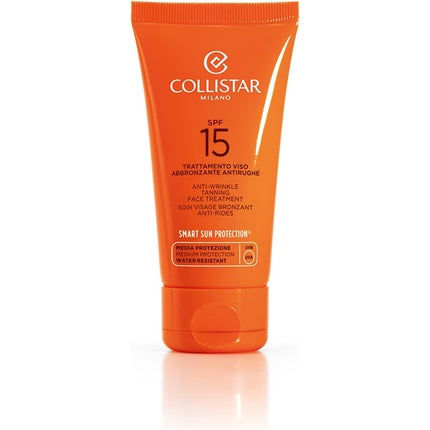 Tratament fata, Collistar, SPF15, Anti-Rid, Autobronzant, 50ml