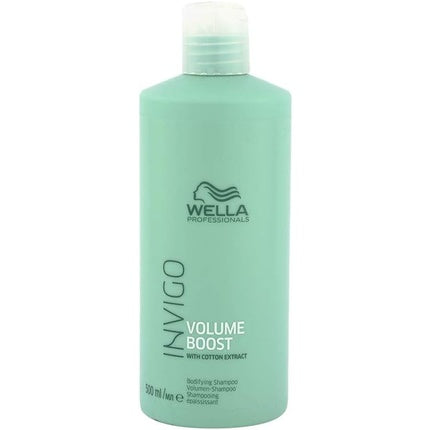 Sampon Wella Invigo Volume Boost cu Extract de Bumbac 500ml