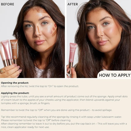 Blush stick, Gosh, Cream Blush, 002 Rose