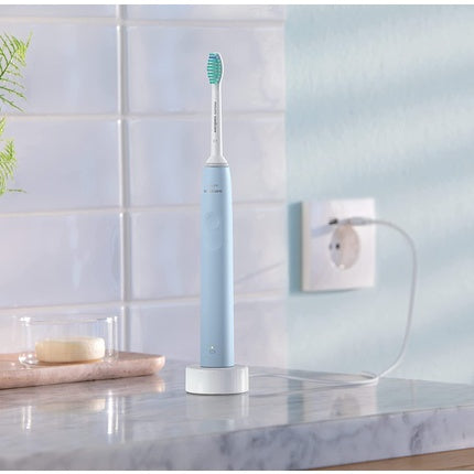 Periuță electrică sonică, Philips, Sonicare 2100, albastru deschis