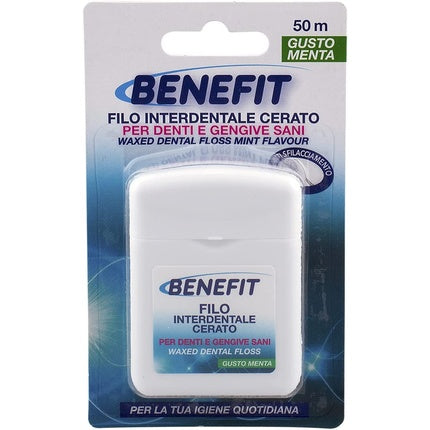 Ață dentară, BeneFit, mentol, 50 metri