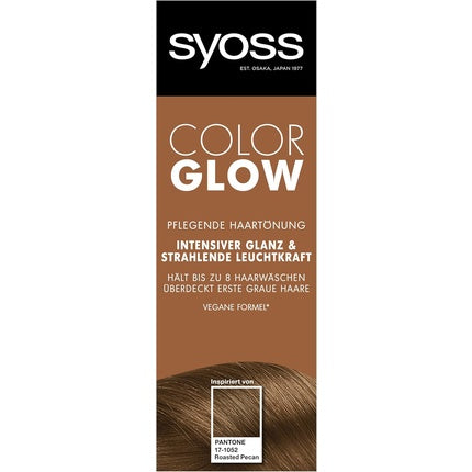 Vopsea de păr, Syoss, Color Glow Roasted Pecan, 100ml