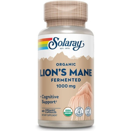 Supliment alimentar Solaray, Lion's Mane, 60 capsule vegane
