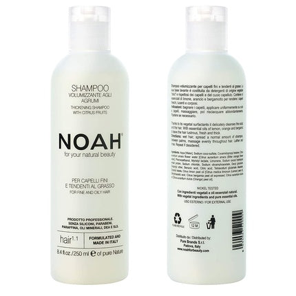 Șampon volumizant Noah 1.1, 250ml, fructe citrice
