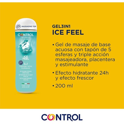 Gel masaj Control Ice Feel 3-in-1 200ml