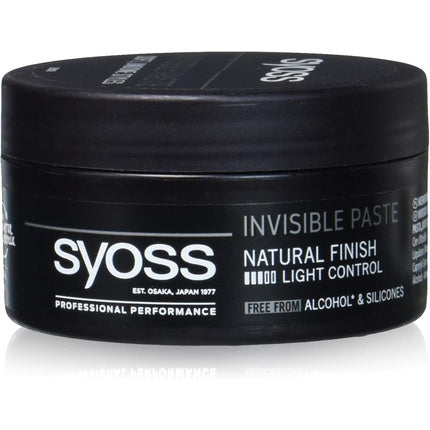 Pastă de styling păr, Syoss, Invisible, 100ml