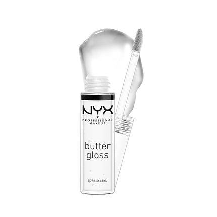 Luciu de buze NYX Butter Gloss, Sugar Glass, 0.27 Fl Oz
