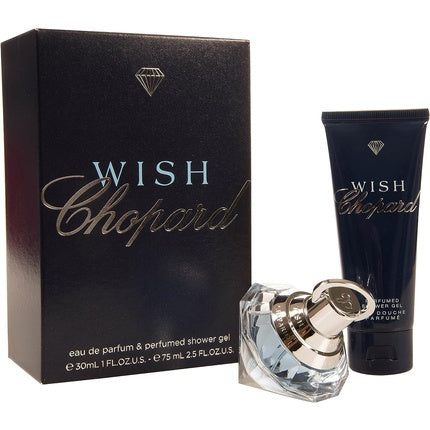 Set cadou parfum și gel de duș Chopard Wish, 2 piese