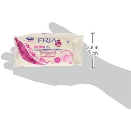 Șervețele intime, Fria, biodegradabile, 12 bucăți