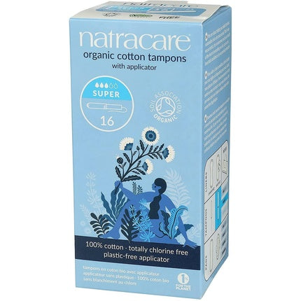 Tampoane organice, Natracare, cu aplicator, debit mediu-mare