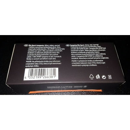 Tampoane Sport Ria Super 16 bucăți, ambalaj negru