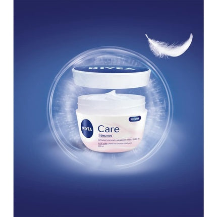 Crema Nivea Care Sensitive, 200 ml, alb-roz