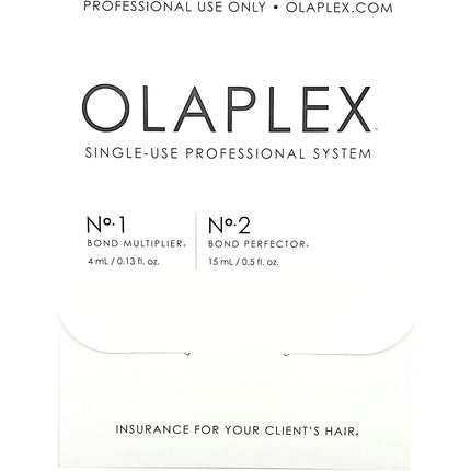 Set îngrijire păr, Olaplex, Single Use Professional Kit, alb