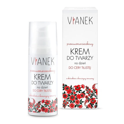 Cremă antirid, Vianek, pentru ten gras, 50ml