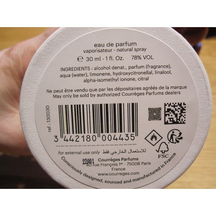 Parfum, Courreges, L'empreinte, 30ml