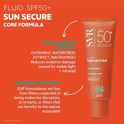 Sunscreen Svr Sun Secure SPF50+, fluid, 50 ml
