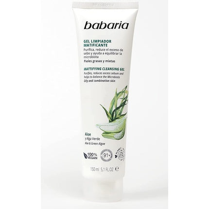 Gel Curățare, Babaria, Mattifiant, 150ml