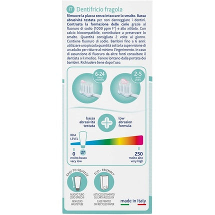 Pastă de dinți, Chicco, aromă căpșuni, 12m+, 50ml